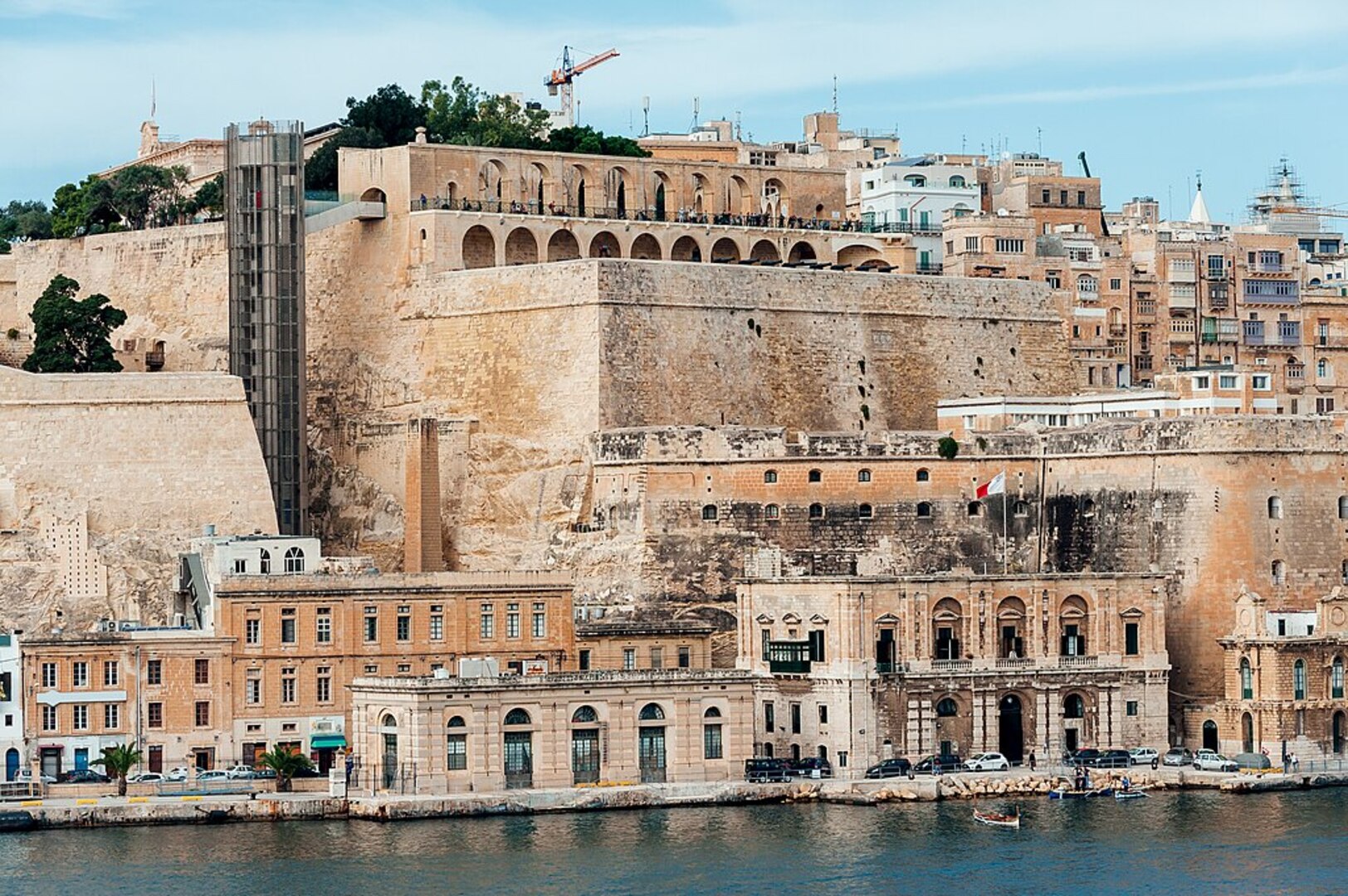 Valletta historic fortifications and bastions