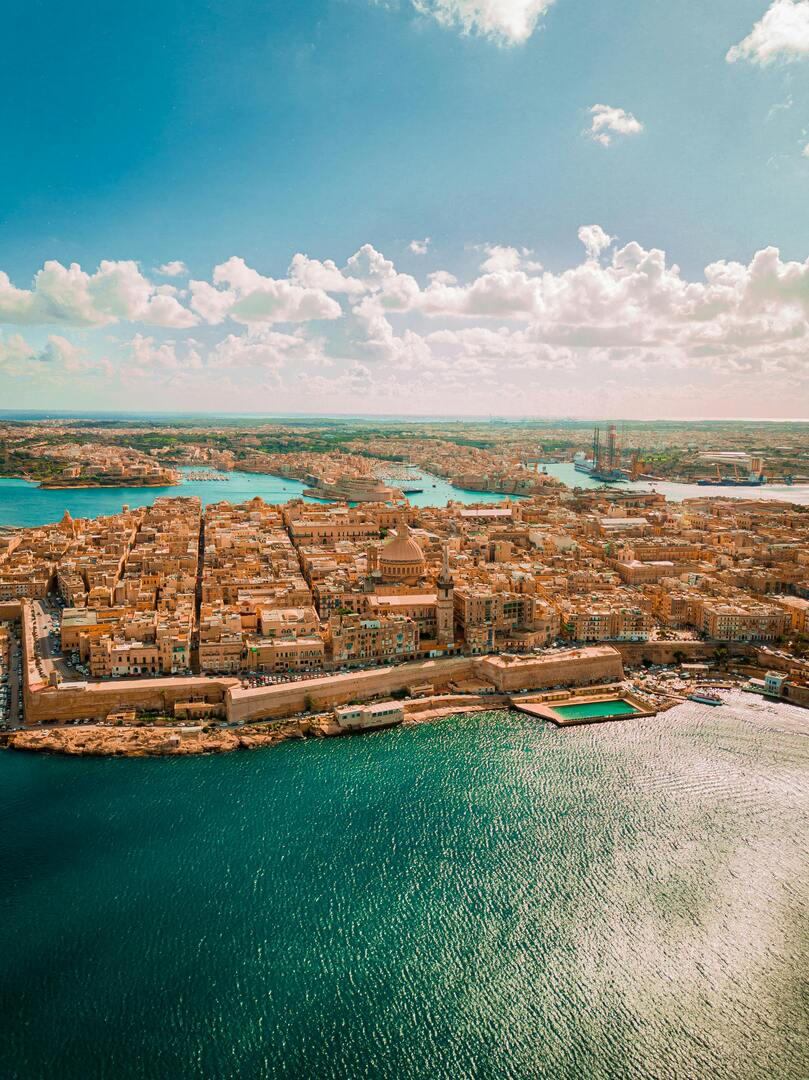 Valletta Grand Harbor view